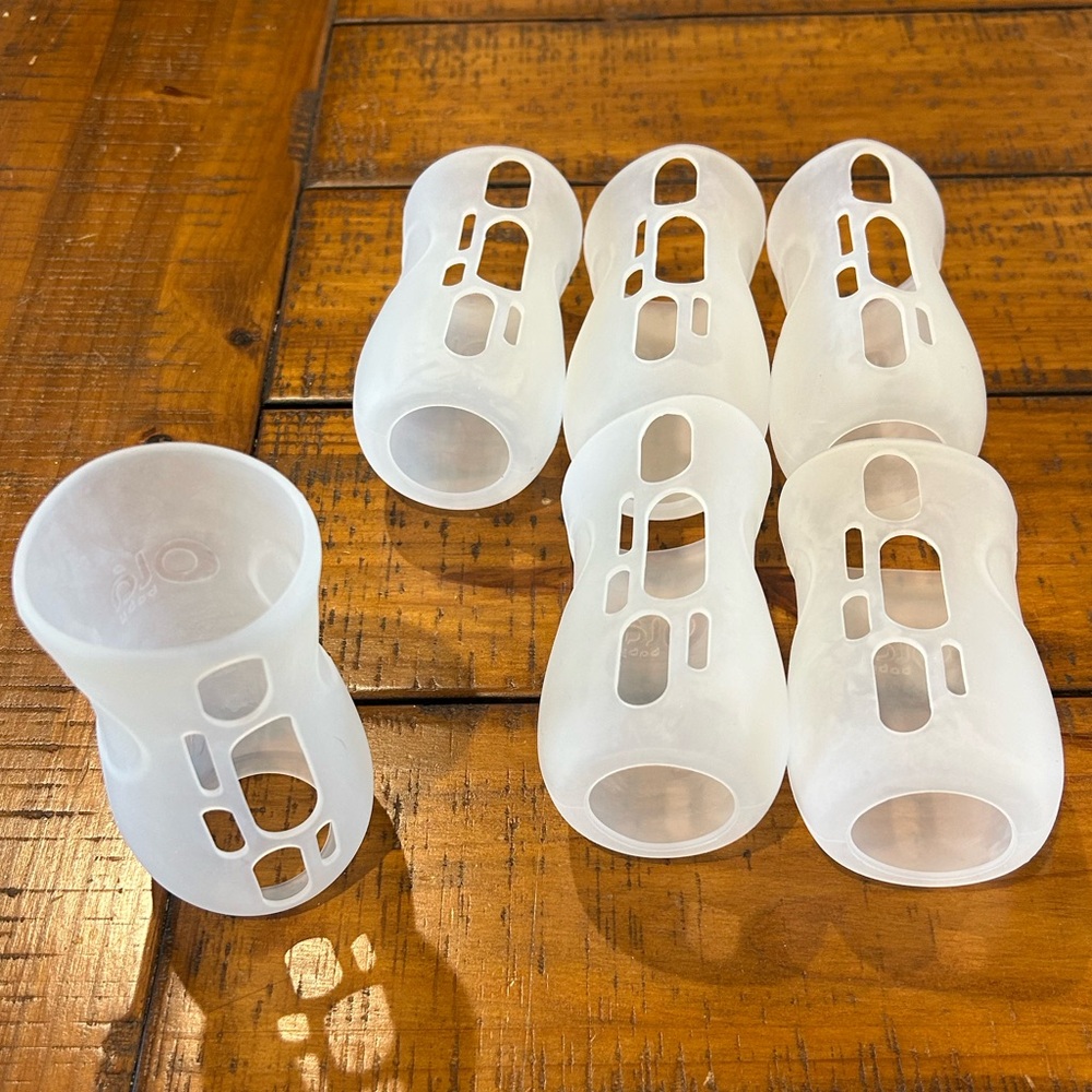 Glass Bottle Silicone Sleeves for Avent Natural Glass Bottles, 8 oz (6 count)